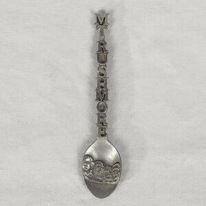 Mt Rushmore Souvenir Pewter Spoon South Dakota Presidents Travel United States